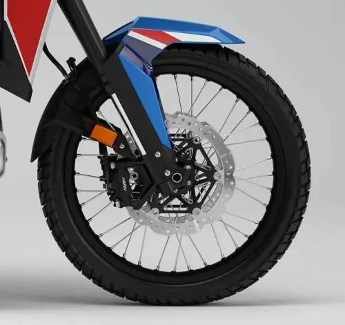 Detalhe do sistema ABS selecionável da CRF 1100L Africa Twin