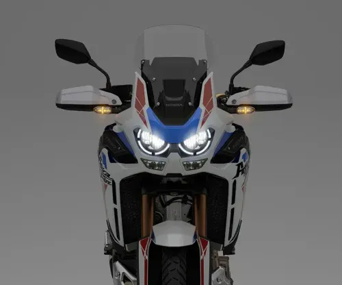 Farol full LED e cornering lights da CRF 1100L Africa Twin Adventure Sports ES