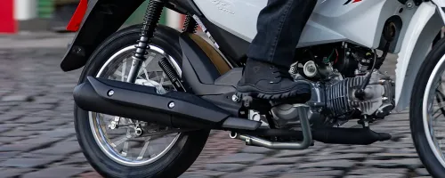 Escapamento preto Pop 110i ES