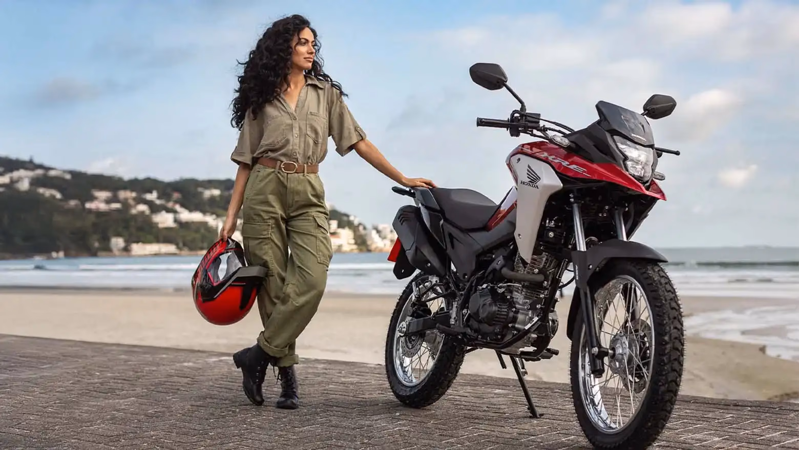 XRE 190 lateral direita vermelha - 8 de 18