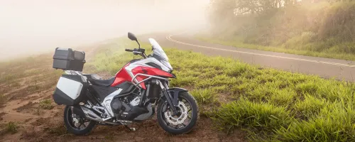 Assento mais baixo e guidão elevado da NC 750X